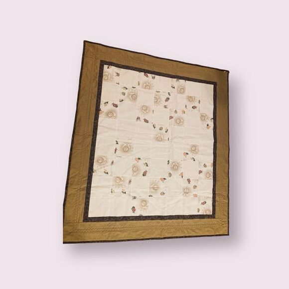 Quilt Throw with Sun and Moon Design - Picture 1 of 11